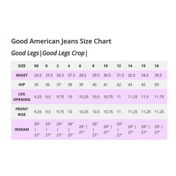 Good American Jeans Measured 30/31 X 29 Blue Good Legs Split Hem Skinny Hi Rise - Picture 12 of 12